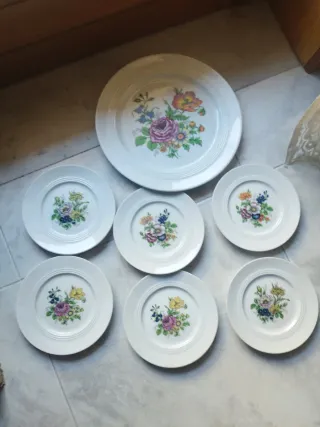 Servizio piatti Melitta floreale