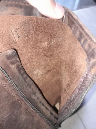 Stivali Harley Davidson Pelle Marrone con zip (37)