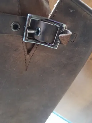 Stivali Harley Davidson Pelle Marrone con zip (37)