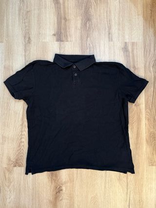 Polo básico hombre color negro talla L