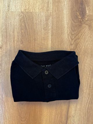 Polo básico hombre color negro talla L