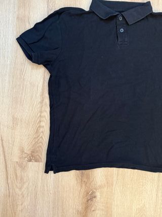 Polo básico hombre color negro talla L