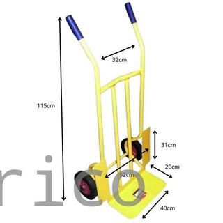 Carretilla Almacén Rueda Maciza 300 Kg