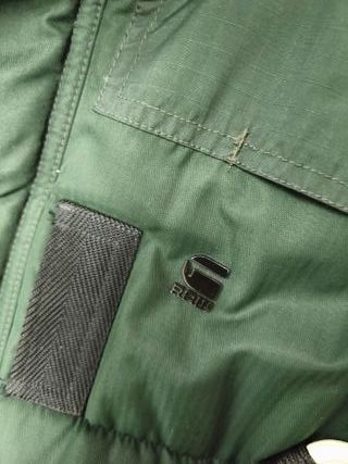 Chubasquero G-Star RAW verde hombre