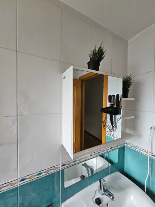 Mueble baño espejo armario + estanterías