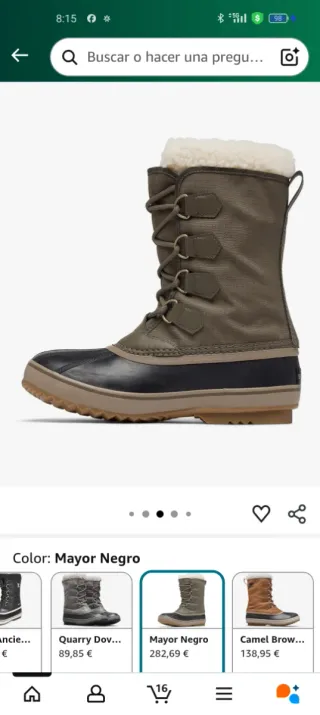 Botas Sorel Caribou Hombre