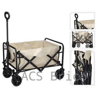 Carro Acero Playa Plegable 50 Kg - 75x53x48 cm