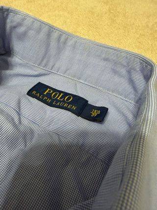 Camisa Oxford Polo Ralph Lauren Azul Claro talla M