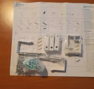 Organizer cucina/bagno da parete o porta, bianco