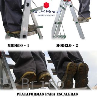 Plataforma Escaleras Acero Inoxidable Interna Pies Modelo-1