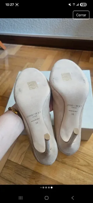 Sandalias Jimmy Choo Beige