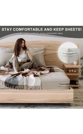 4 Sujetadores Esquina Sábana Ajustables