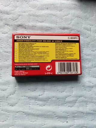 Cintas de Cassette Sony HF 60 (Pack 3)
