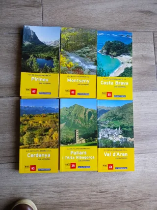 LIBROS PARCS NATURALS lote de 12