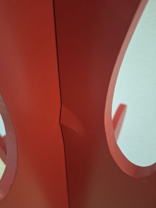 Perchero de pie infantil árbol rojo granate 120cm