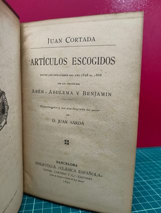 Artículos escogidos – Juan Cortada