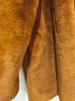 Chaquetón pelo Calvin Klein marrón