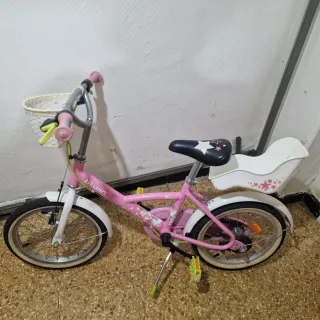 Bicicleta infantil rosa B'Twin