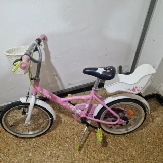 Bicicleta infantil rosa B'Twin