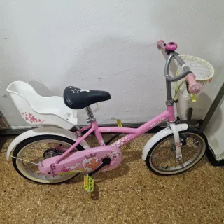 Bicicleta infantil rosa B'Twin