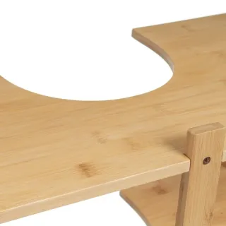 Mueble bajo lavabo de bambú