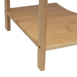 Mueble bajo lavabo de bambú