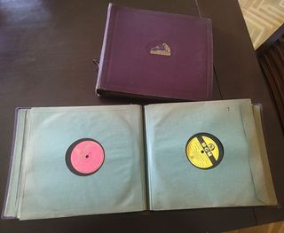 17 Discos de Pizarra para Gramófono – Vintage –