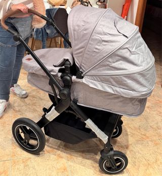 Carrito Kinderkraft gris