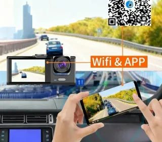 X85 Dash Cam 1080P Dual WiFi