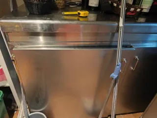 Mueble de acero inoxidable 150x60x 104