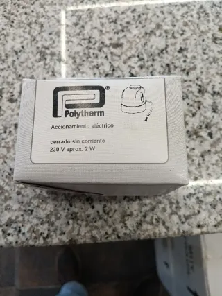 3 Electrovalvula Polytherm Accionamiento Eléctrico