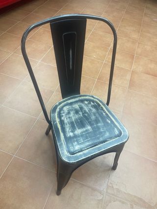 Sillas de comedor patchwork y estilo industrial