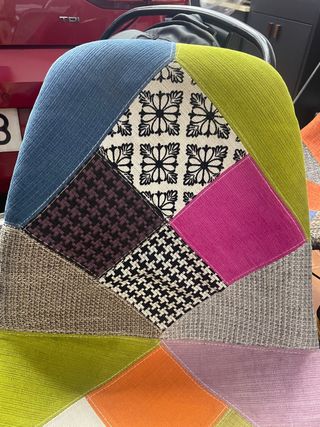 Sillas de comedor patchwork y estilo industrial