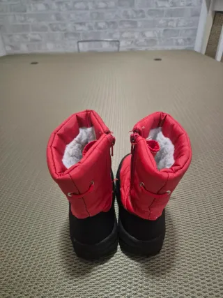 Botas de nieve rojas para niño/niña
