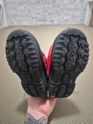 Botas de nieve rojas para niño/niña