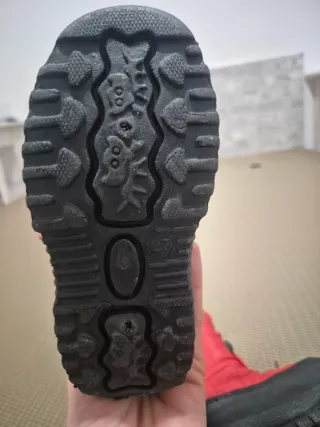 Botas de nieve rojas para niño/niña