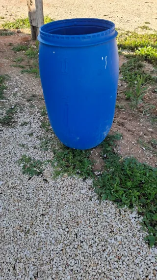 Barril Plástico Azul 10 barriles Lote