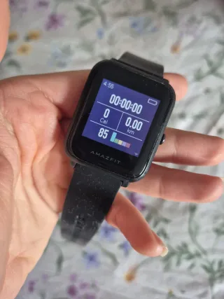 Reloj Inteligente Amazfit Bip Negro + cargador
