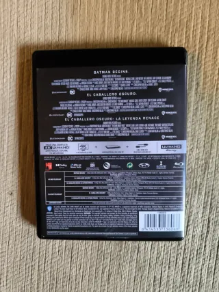 Trilogía El Caballero Oscuro + The Batman Blu-Ray