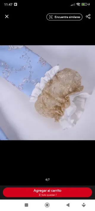 Vestido niña 5 años azul