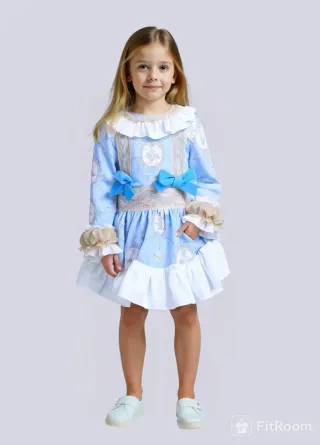 Vestido niña 5 años azul