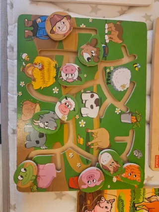 Puzzles de madera para niños