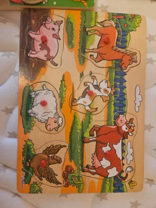 Puzzles de madera para niños