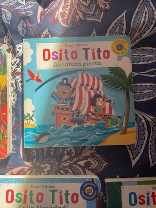 Lote de 4 libros de osito Tito