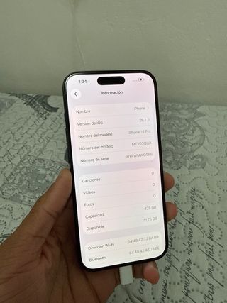 iPhone 15 Pro 91% Batería Titanio Azul