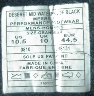 Botas de montaña Salomon negras y azules