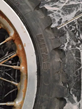 Rueda Trasera Pit Bike Completa Medida 80/100/12