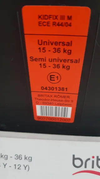 Britax Römer Kidfix i-Size Silla Coche Grupo 2
