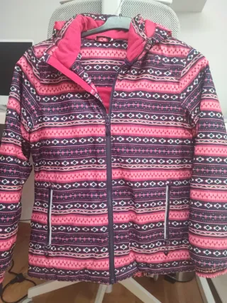 Abrigo chubasquero estampado,talla niña 9-10 años