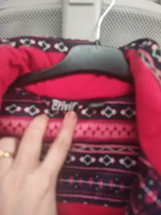 Abrigo chubasquero estampado,talla niña 9-10 años